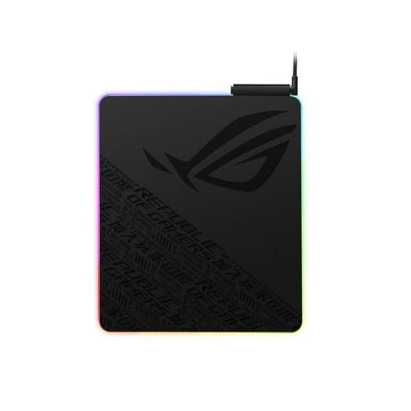 ASUS spelmusmatta - ROG BALTEUS - Svart - 37 cm x 32 cm - USB 2.0 - Aura Sync RGB
