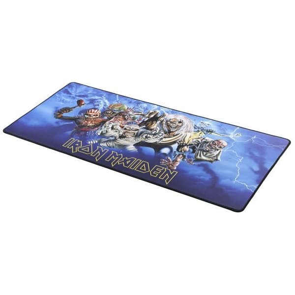 XXL musmatta - SUBSONIC - Iron Maiden - Tillbehör för spelare - Skum - 90 cm x 40 cm - Svart