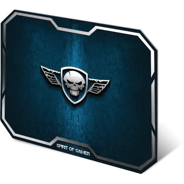 SPIRIT OF GAMER Gamer Winged Skull Musmatta - Blå