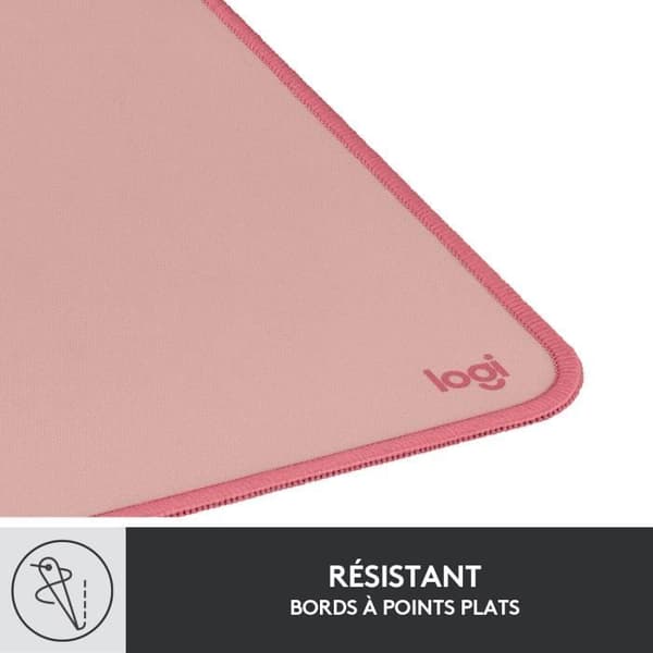 Musmatta - Logitech - Skrivbordsmatta - Studio-serien - Utökad - Rosa