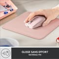 Pikkukuva 2 / 6: Hiirimatto - Logitech - Studio-sarja - Helppo liuku - Vaaleanpunainen