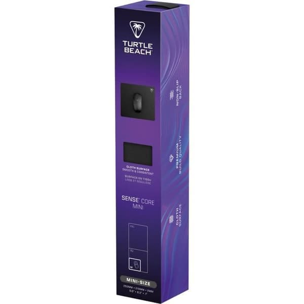 Gamingmusmatta - Turtle Beach SenseCore Mini - Mikrovävd yta, balanserad, bekväm