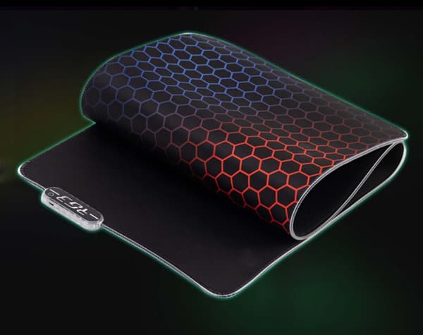 "Overdimensioneret RGB Gaming Selvlysende Musemåtte Phantom Farve Led Selvlysende Ny Musemåtte"