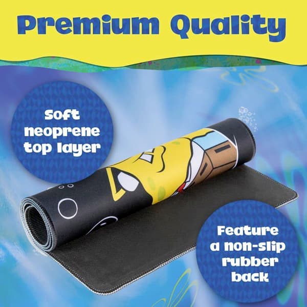 SpongeBob fyrkantmusmatta - TM-02774 - SpongeBob skrivbordsunderlägg, 70 x 30 cm, Officiell produkt, för alla fans