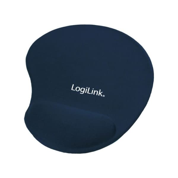 Musmatta - LogiLink - Blå - Handledsstöd - Självhäftande baksida - 3 mm tjock