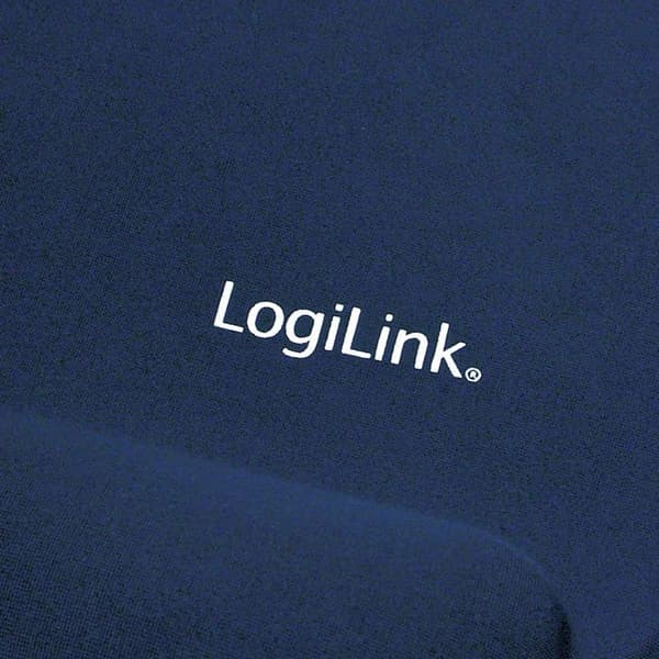 Musmatta - LogiLink - Blå - Handledsstöd - Självhäftande baksida - 3 mm tjock