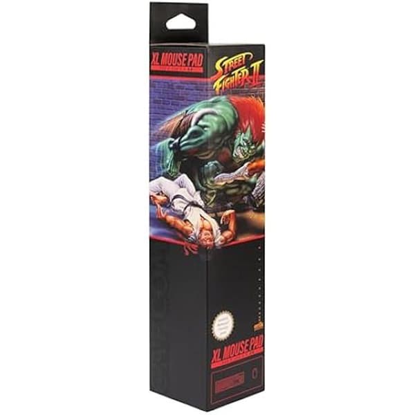 Street Fighter Mouse Pad - Grupo Erik - 80 x 35 cm - Flytande rörelser - Lyhördhet och precision