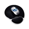 Miniatyrbild 2 av 3: DATALINE Premium Gel Mouse Pad Musmatta med handledsstöd svart, silver