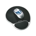 Miniatyrbild 1 av 3: DATALINE Premium Gel Mouse Pad Musmatta med handledsstöd svart, silver