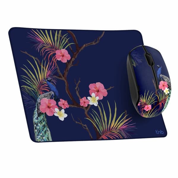 Pelihiiri ja alusta T'NB TROPIC Tummansininen