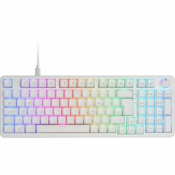 Tastatur Mars Gaming MKPROWBES Hvid
