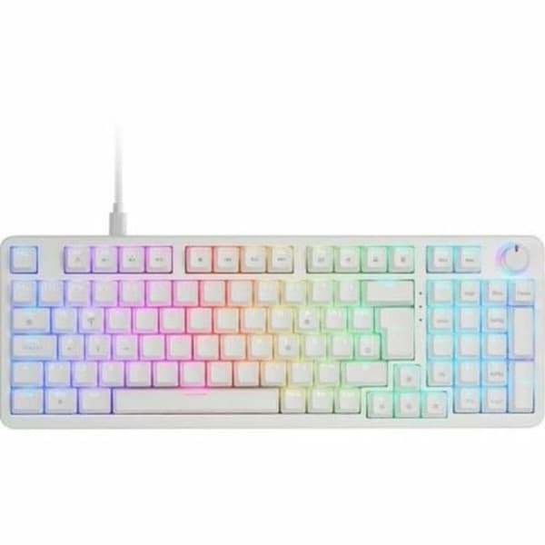 Tastatur Mars Gaming MKPROWYES Hvid