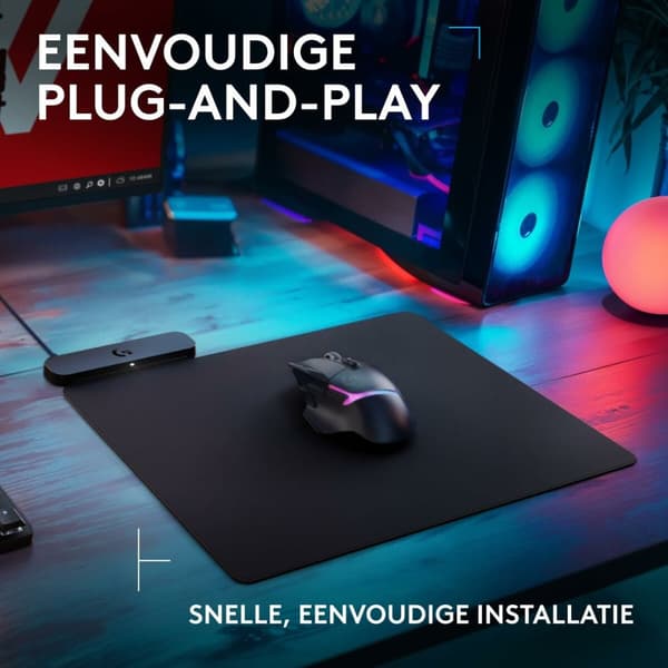 Halkfri matta Logitech Svart