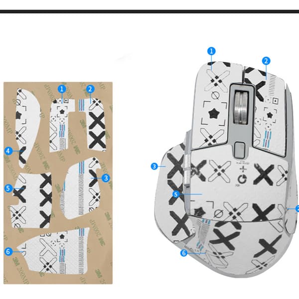 INF Liukumattomat hiiritarrat Logitech MX Master 3s -hiirelle