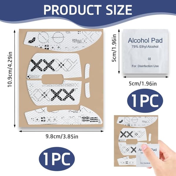 INF Forbedrede Grip Mouse Stickers til Logitech G102