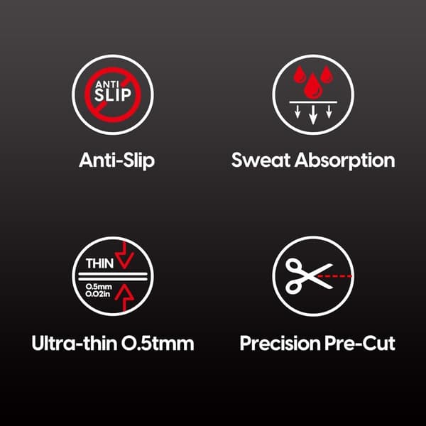INF Forbedrede Grip Mouse Stickers til Logitech G102
