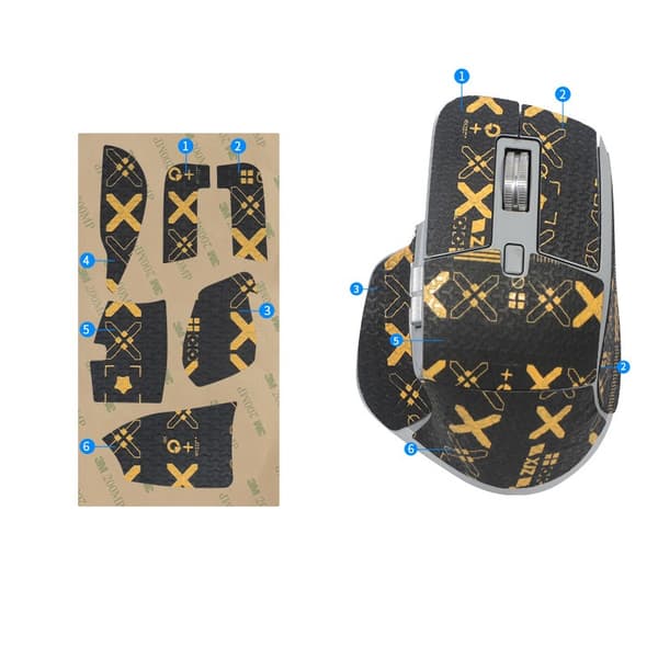 INF Parannettu pito hiiritarrat Logitech MX Master 3/3s -hiirelle Kulta
