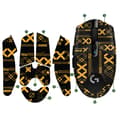Pikkukuva 2 / 5: INF Parannettu pito: Liukumattomat hiiritarrat Logitech G304:lle Musta kulta
