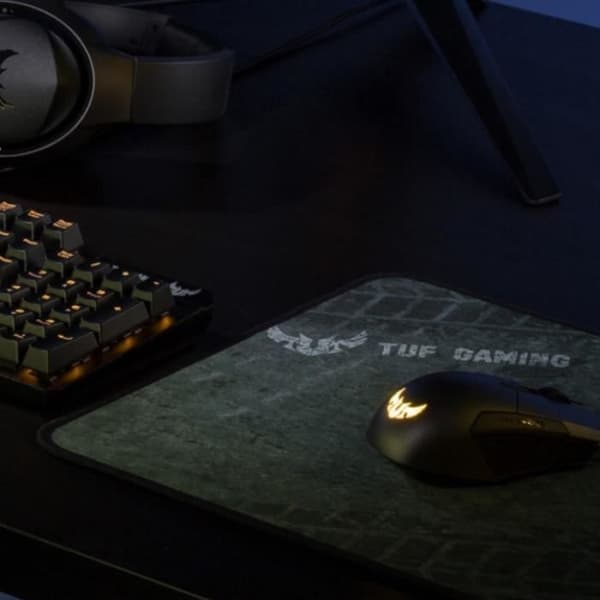 Asus TUF Gaming P3 Musmatta Textile Yta Sömmade Kanter Halkfri Gummibaser