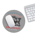 Miniatyrbild 2 av 4: Questo casa - 1 -, Rund digitaltryckt musmatta med halkfri botten för kontor och hem Diameter 22 cm