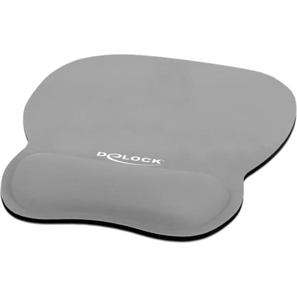 Musmatta - DELOCK - Ergonomisk - Gel handledsstöd - Grå färg - Gel material