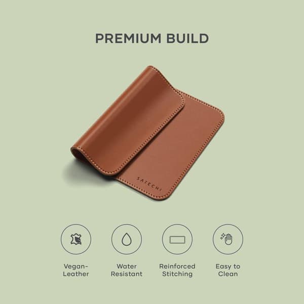 Premium Vegansk Musmatta Elegant Satechi Brunt