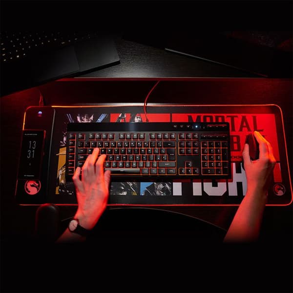 Numskull - Mortal Kombat - XXL Spelmusmatta och trådlös laddare