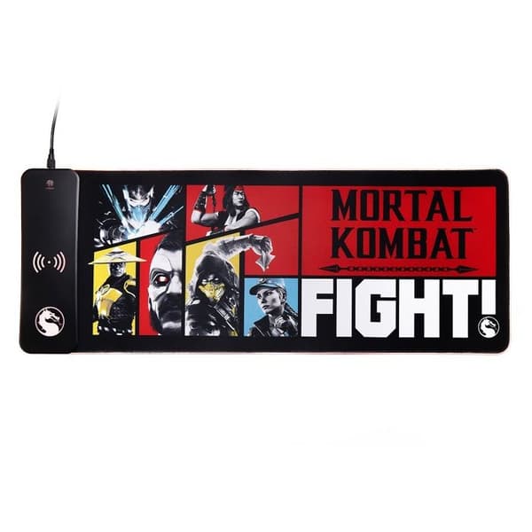 Numskull - Mortal Kombat - XXL Spelmusmatta och trådlös laddare