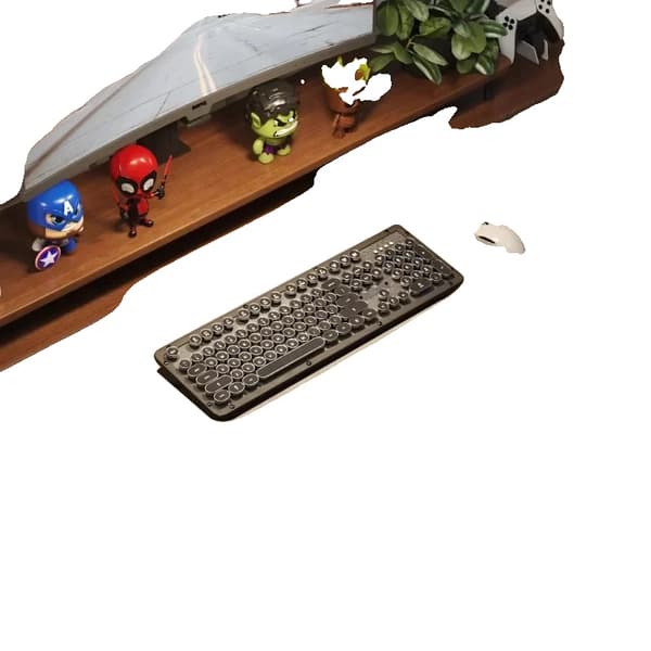 Stort Musmatta, Vattentålig, Halkfri, PU,Off White, 120X50CM
