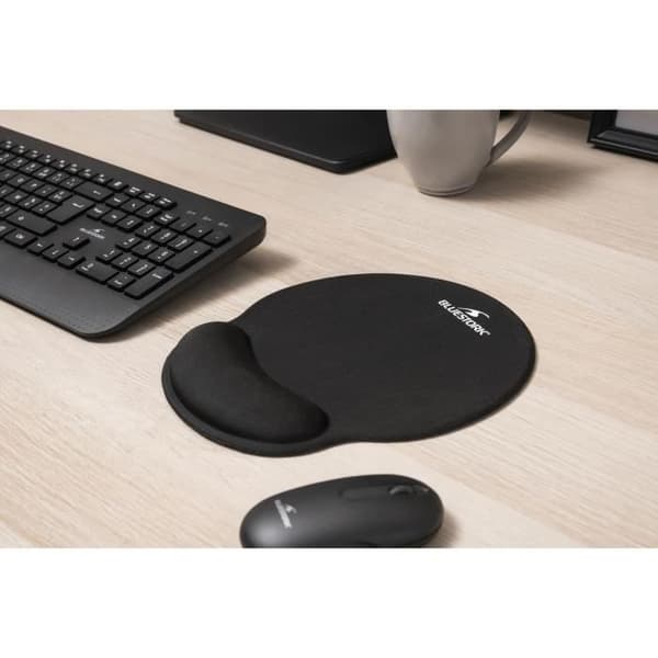 Ergonomisk musmatta - Bluestork - BS-PAD-ERGO - Handledsstöd - Tjocklek 3 mm