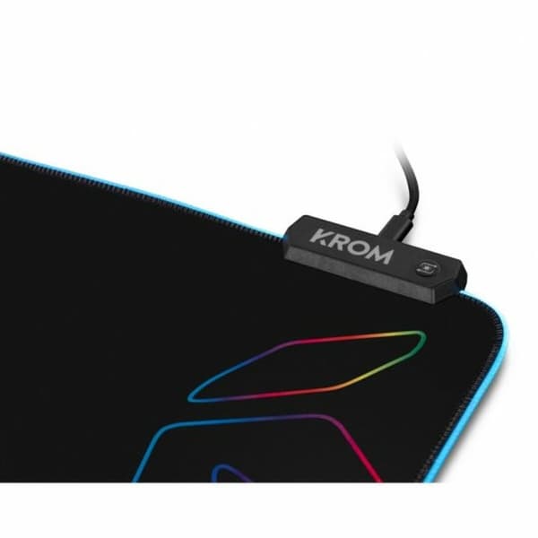 Gamingmåtte med LED lys Krom NXKROMKNTRGB