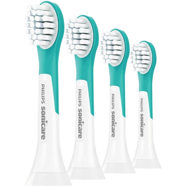 Philips Bodycare Sonicare for Kids 4+ Tandborsthuvud 4 st Ljusgrön, Vit