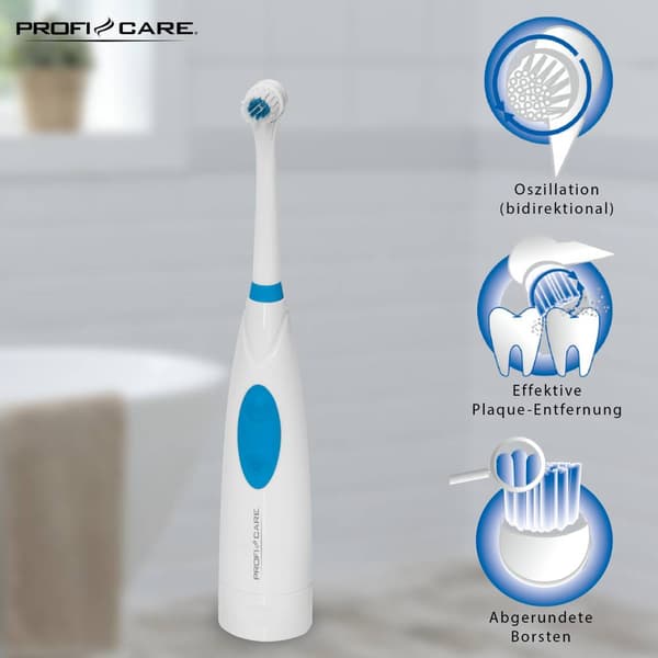 Profi-Care PC-EZ 3054 330540 Eltandborste Roterande/Oscillerande Vit, Blå
