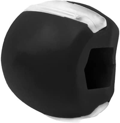 Jawline trainer - leuan treenaus silikoni Musta