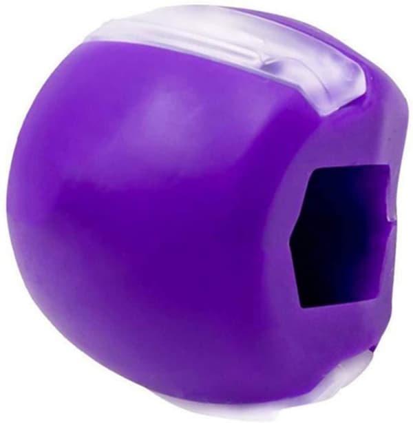 INF Jawline exerciser käktränare silikon Lila
