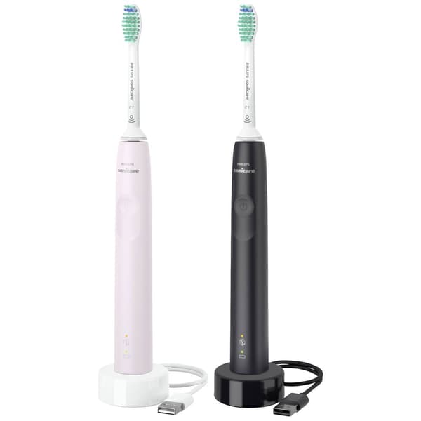 Philips Bodycare Serie 3100 HX3675/15 Eltandborste Svart, Vit