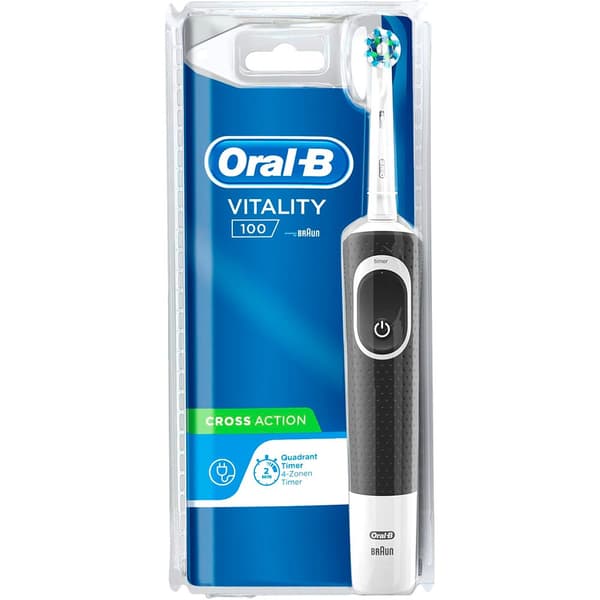 Braun Oral-b Vitality 100 Cross Action Cls Vit,Svart