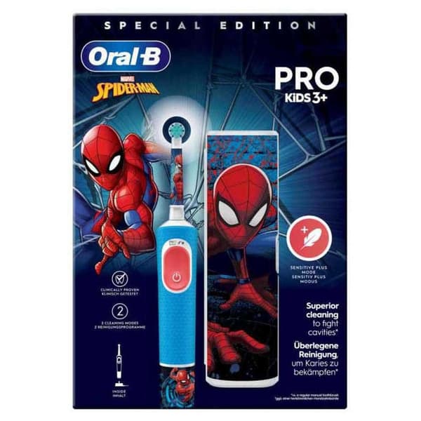 Braun Elektrisk Tandbørste Oral-b Vitality Kids Spider Transparent