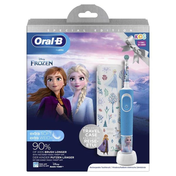 Braun Sähköinen Hammasharja D100 Kids Frozen Sininen