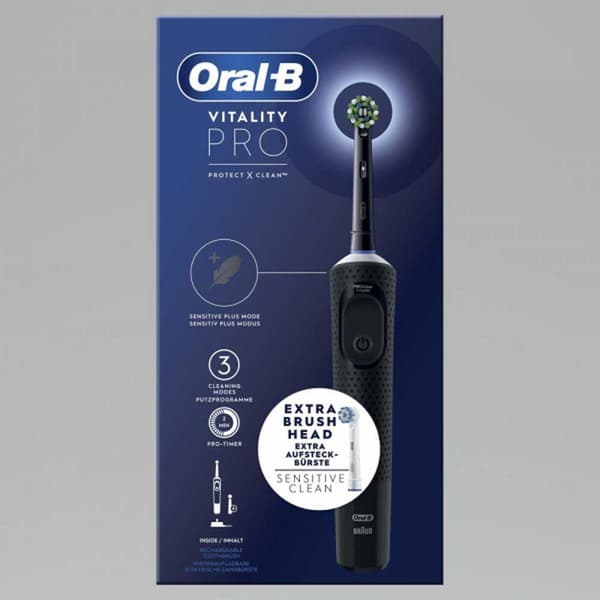 Braun Heads Elektrisk Tandbørste Vitality Pro 2 Søvfarvet