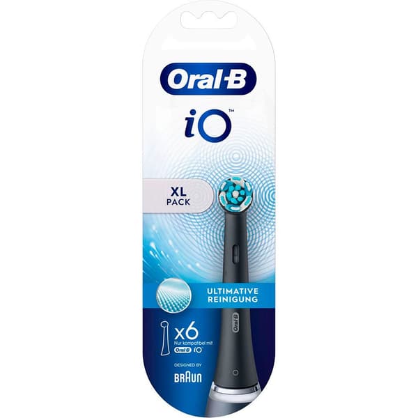 Oral-b Sähköharjan Vaihto Io 6 Yksiköitä Hopeinen