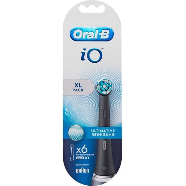 Oral-b Sähköharjan Vaihto Io 6 Yksiköitä Hopeinen