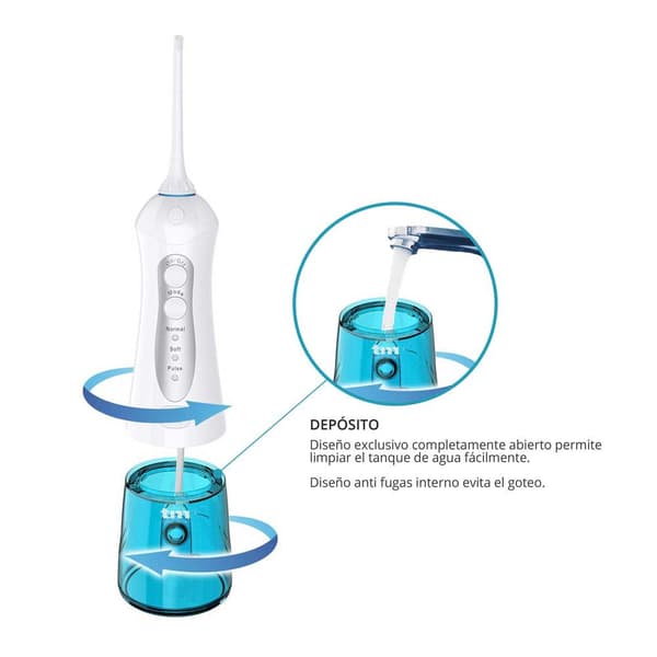 Tm Electron Oral Irrigator Tmbh026 0.2l Transparent