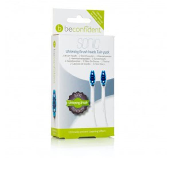 SONIC TOOTHBRUSH HEADS WHITENING WHITE set 2 pcs