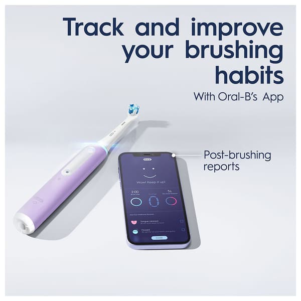 Oral B Io4s Elektrisk Tandbørste Transparent