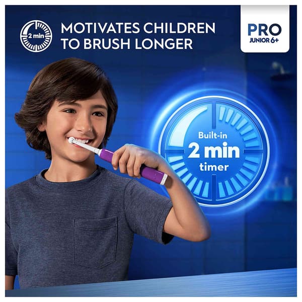Oral B Pro1 Junior 6+ Elektrisk Tandbørste Transparent