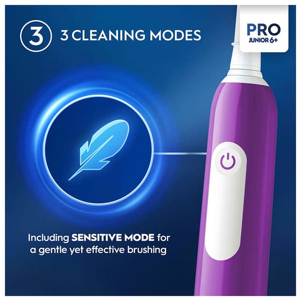 Oral B Pro1 Junior 6+ Elektrisk Tandbørste Transparent