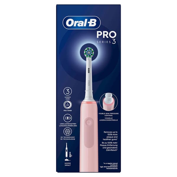 Oral B Pro3 Elektrisk Tandbørste Transparent