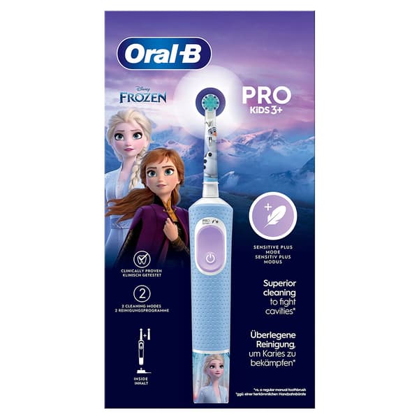 Oral B Vitality Pro Kids Frozen 1237105 Elektrisk Tandbørste Transparent