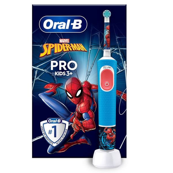 Oral B Vitality Pro Kids Spiderman Cls Eltandborste Durchsichtig